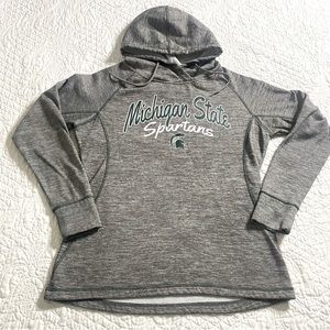 Womens MSU Spartans Hooded Pullover